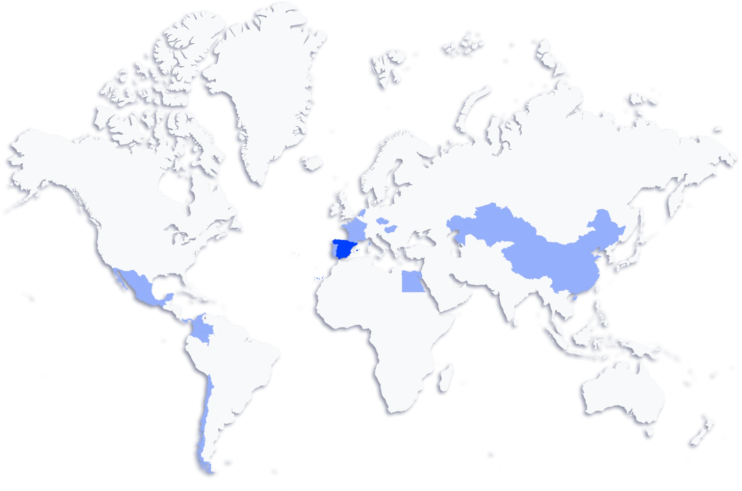 Thinkia global AI and innovation consultancy with offices in Spain, Portugal, France, Hungary, Czech Republic, Netherlands, Colombia, Mexico, Chile, Egypt, Kazakhstan and China